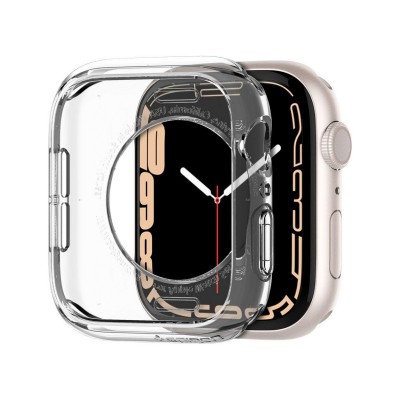 Husa Spigen Liquid Crystal Compatibila Cu Apple Watch 5 / 6 / 7 ( 41mm ) , Transparenta